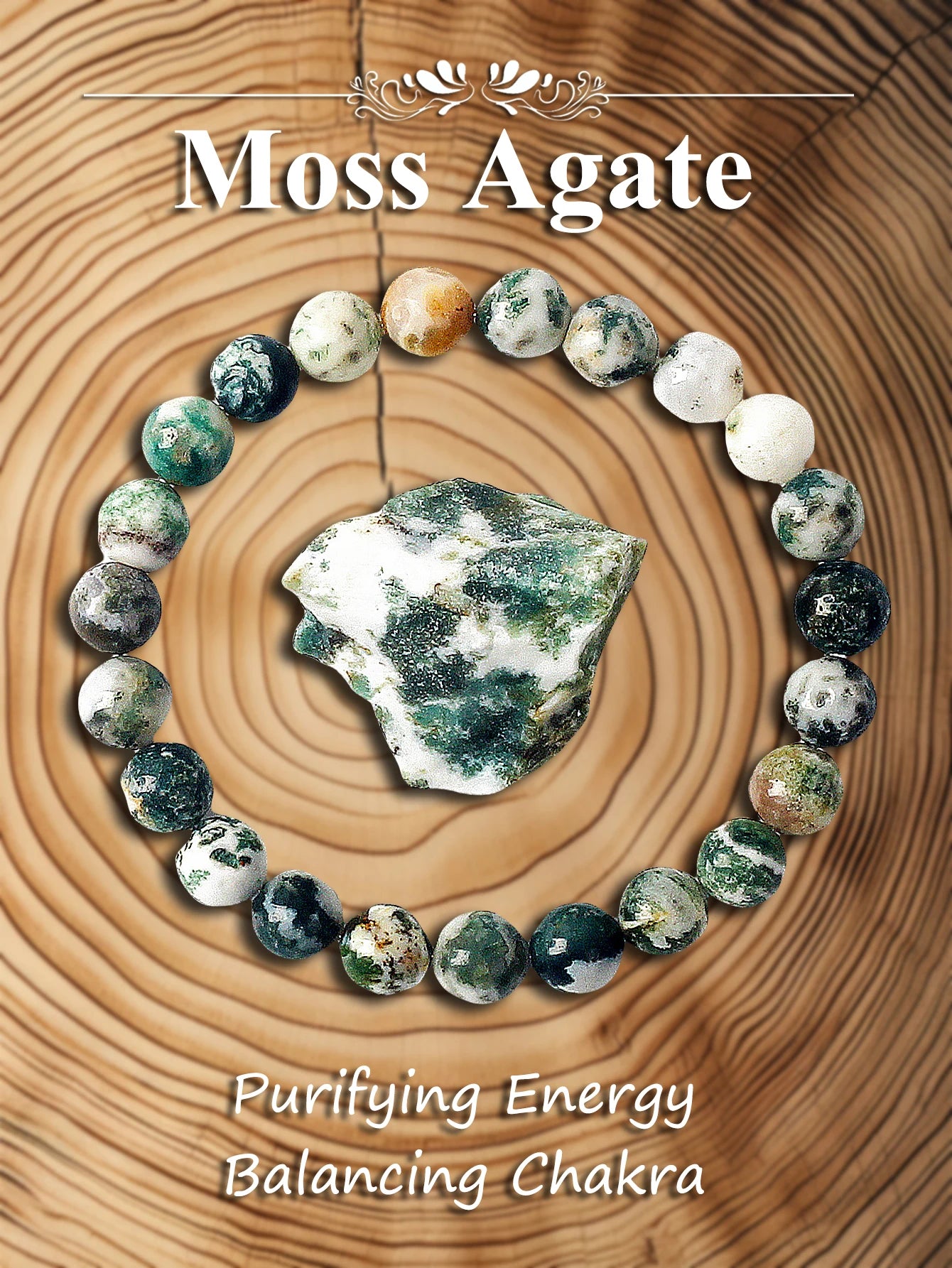 Bracelet en pierre véritable – 3 tailles au choix