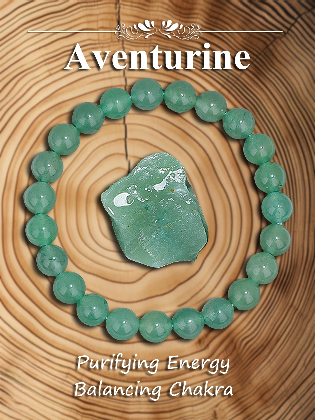 Bracelet en pierre véritable – 3 tailles au choix