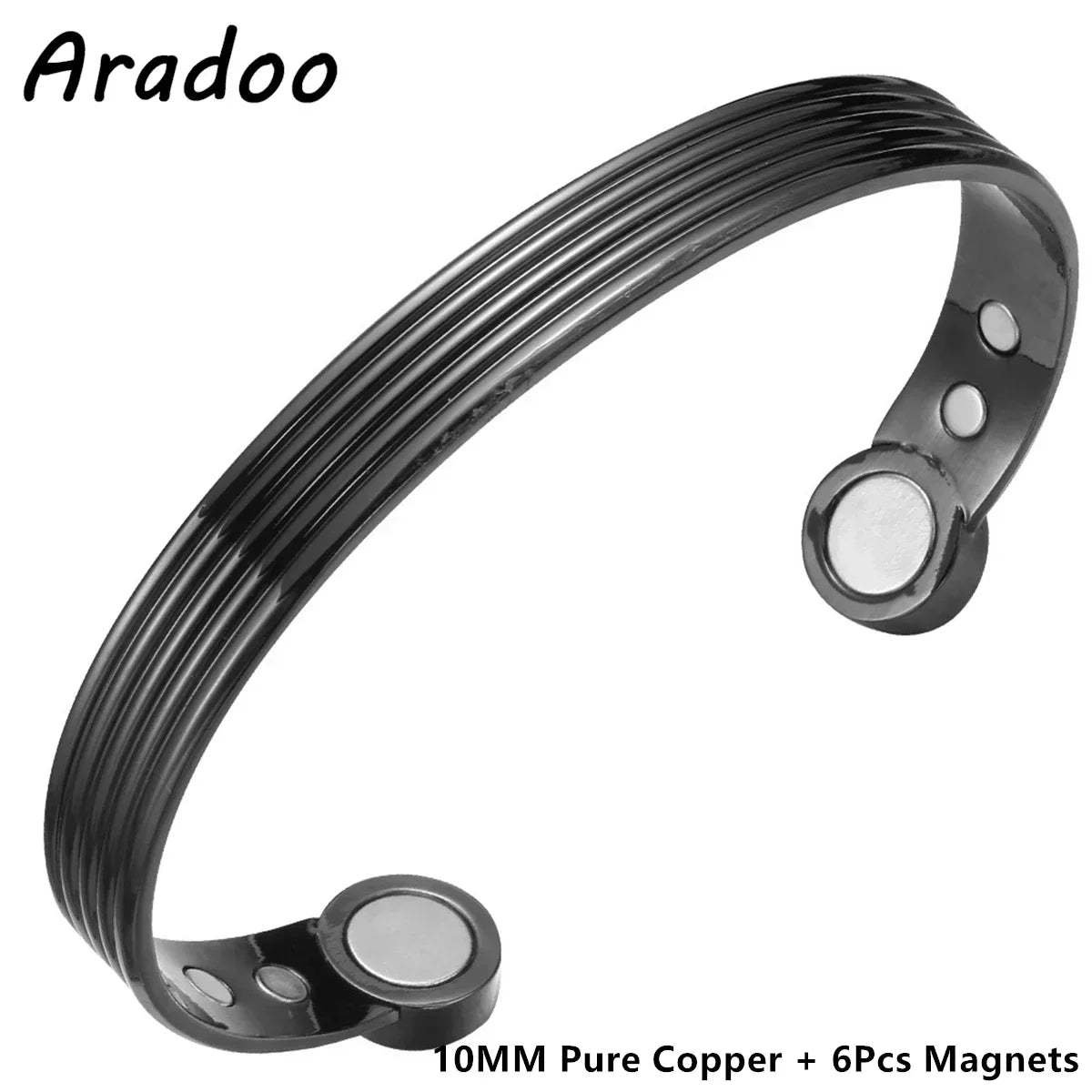 Bracelet HYKCOS en Cuivre Pur – Thérapie Magnétique 3500 Gauss | Énergie & Bien-Être