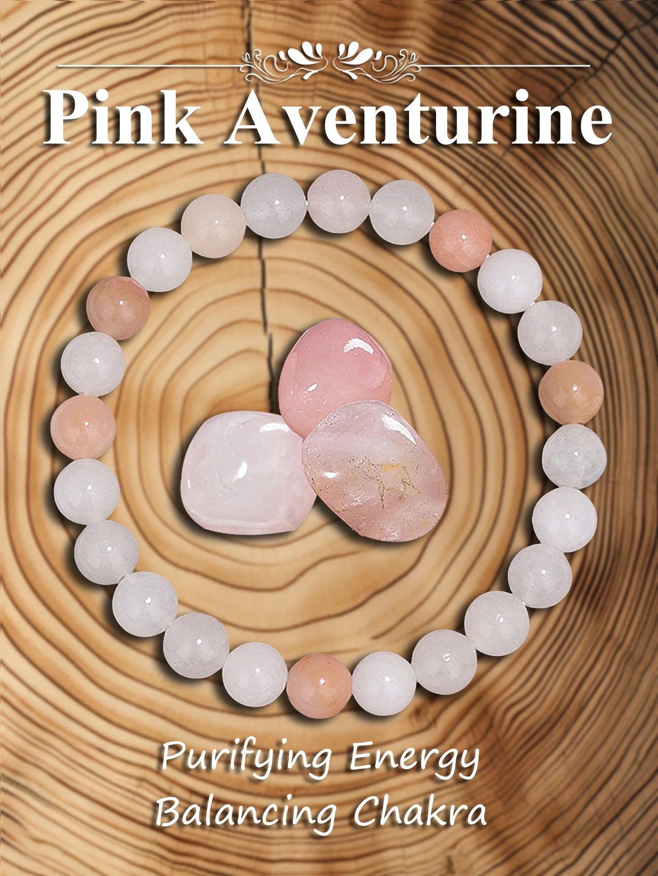 Bracelet en pierre véritable – 3 tailles au choix