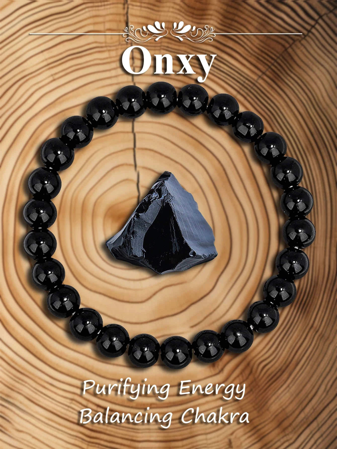 Bracelet en pierre véritable – 3 tailles au choix
