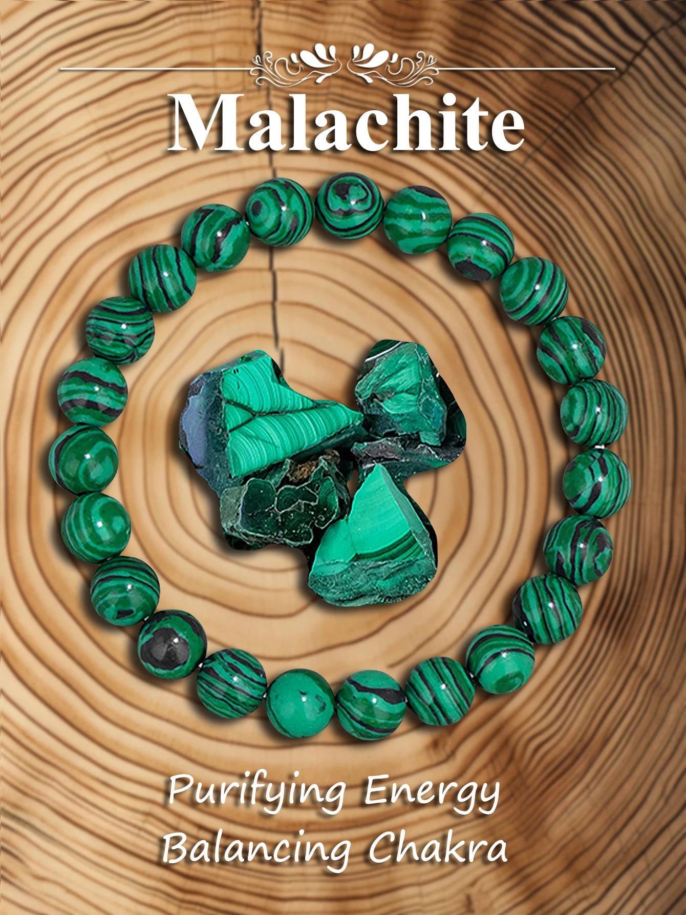 Bracelet en pierre véritable – 3 tailles au choix