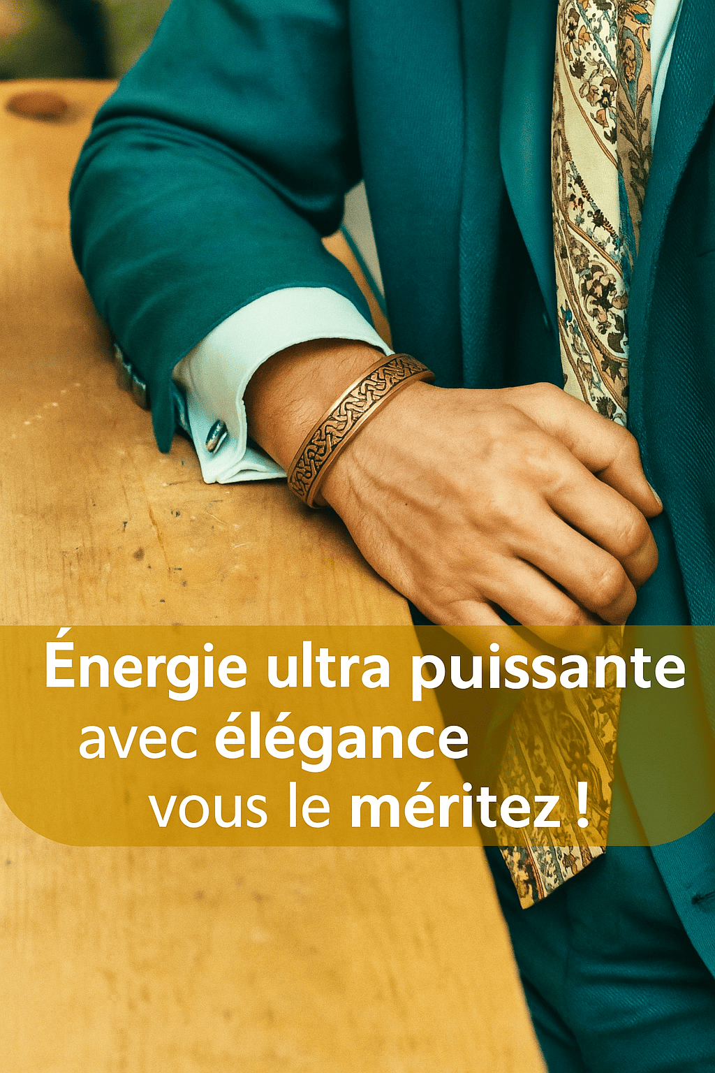 Bracelet HYKCOS en Cuivre Pur – Thérapie Magnétique 3500 Gauss | Énergie & Bien-Être