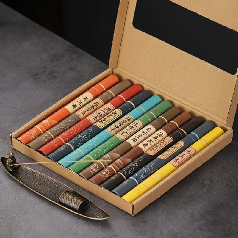 Image de coffret cadeau encens naturel – 11 parfums holistiques | bois de santal & agar - encens