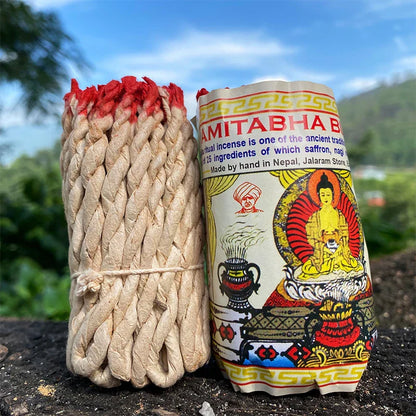 Lot de 40 Bâtonnets de Parfum en Corde de l'Himalaya — Aromathérapie Artisanale, Sauge, Patchouli, Cèdre