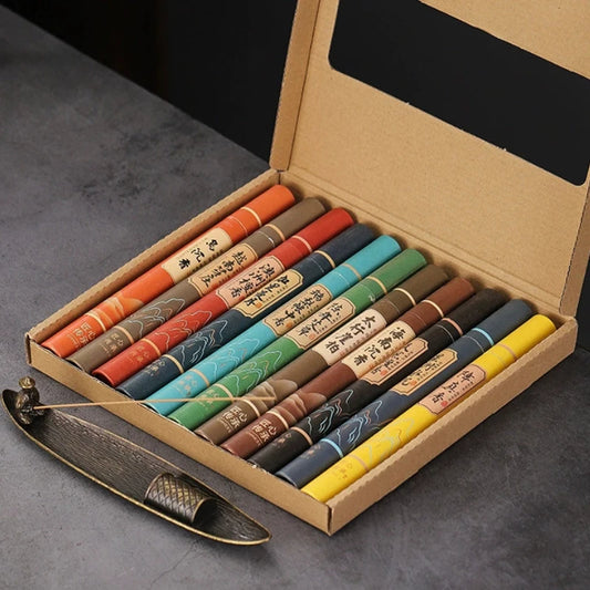 Image de coffret cadeau encens naturel – 11 parfums holistiques | bois de santal & agar - encens